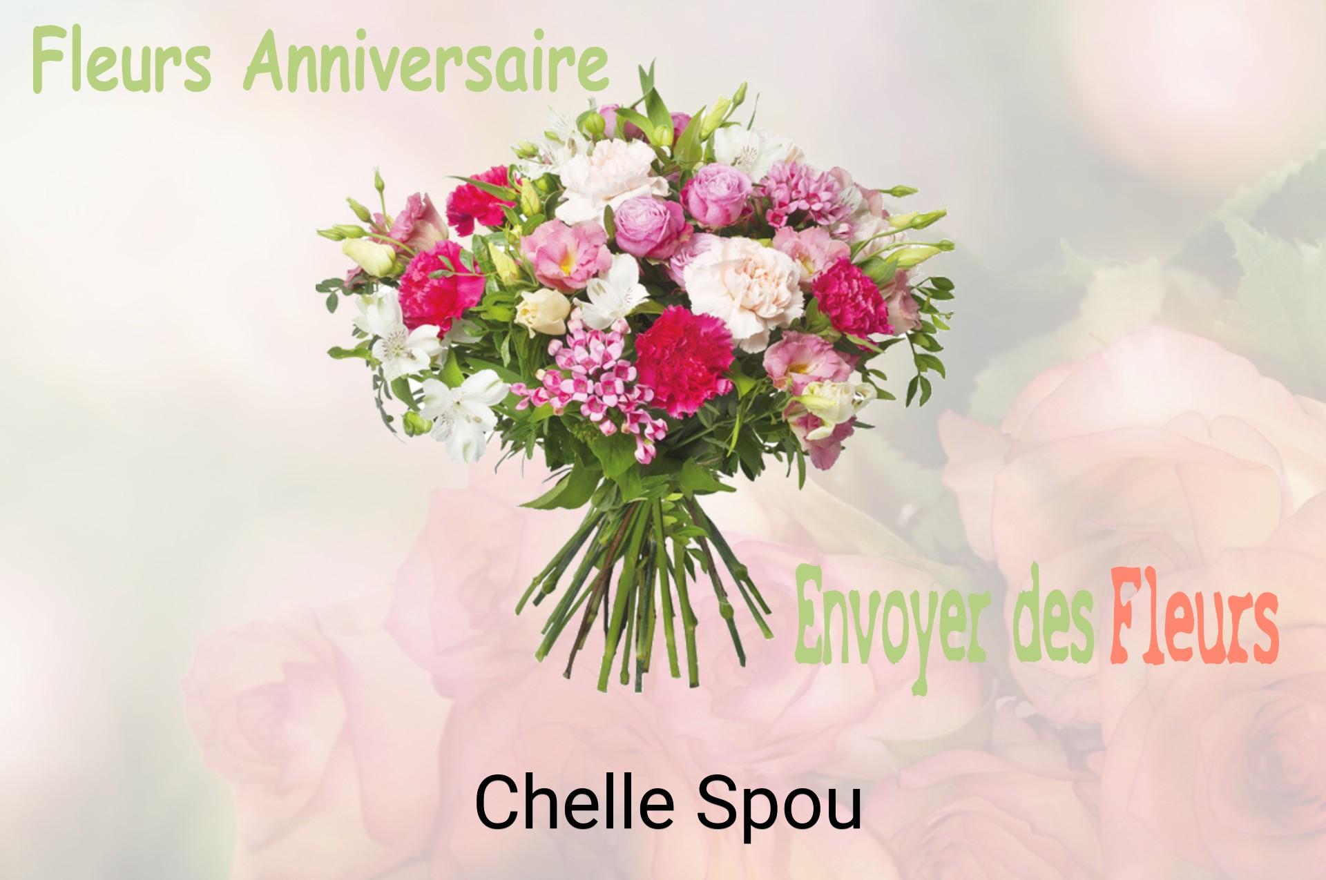 Bouquet de fleurs d’anniversaire livré à Chelle-Spou